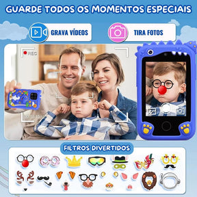 Celular Infantil Interativo Com Câmera e Jogos - Kids Phone