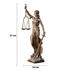 Escultura Themis Deusa da Justiça - Bluzzi